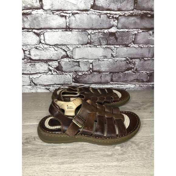 Born Brown Leather Fisherman Casual Adjustable Strap Sandals Men’s Sz 8M US/41EU main image 10